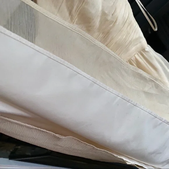 J. Crew Wedding Heidi Silk Chiffon Dress Champagne - Picture 7 of 9